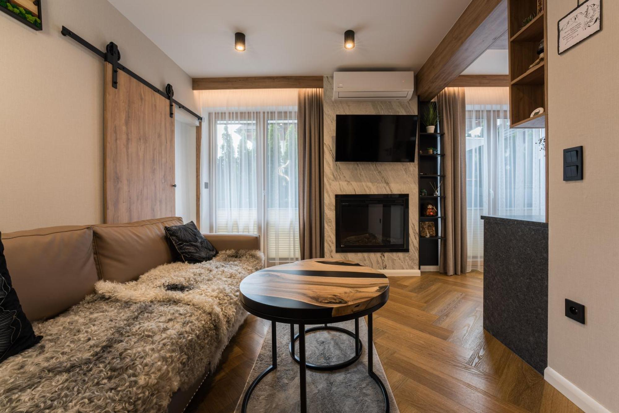 Apartamenty Ksiezycowe Spa - Tatra View - Golden Apartments زاكوباني المظهر الخارجي الصورة